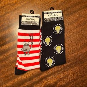 Brand NWT Keith Haring Sock Bundle - Two Pairs